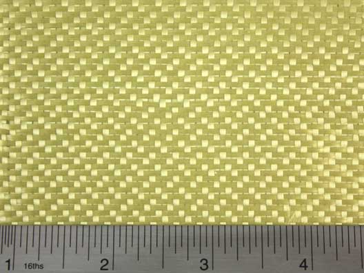 Twill Weave Carbon/Kevlar (Yellow) Veneer 24 x 24